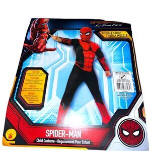 Spider-Man chest thorax muscle child's costume size Large